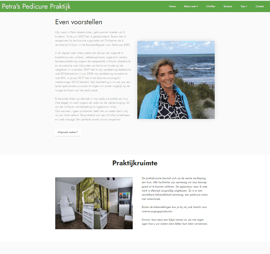 petraspedicurepraktijk.nl - ruppe-it